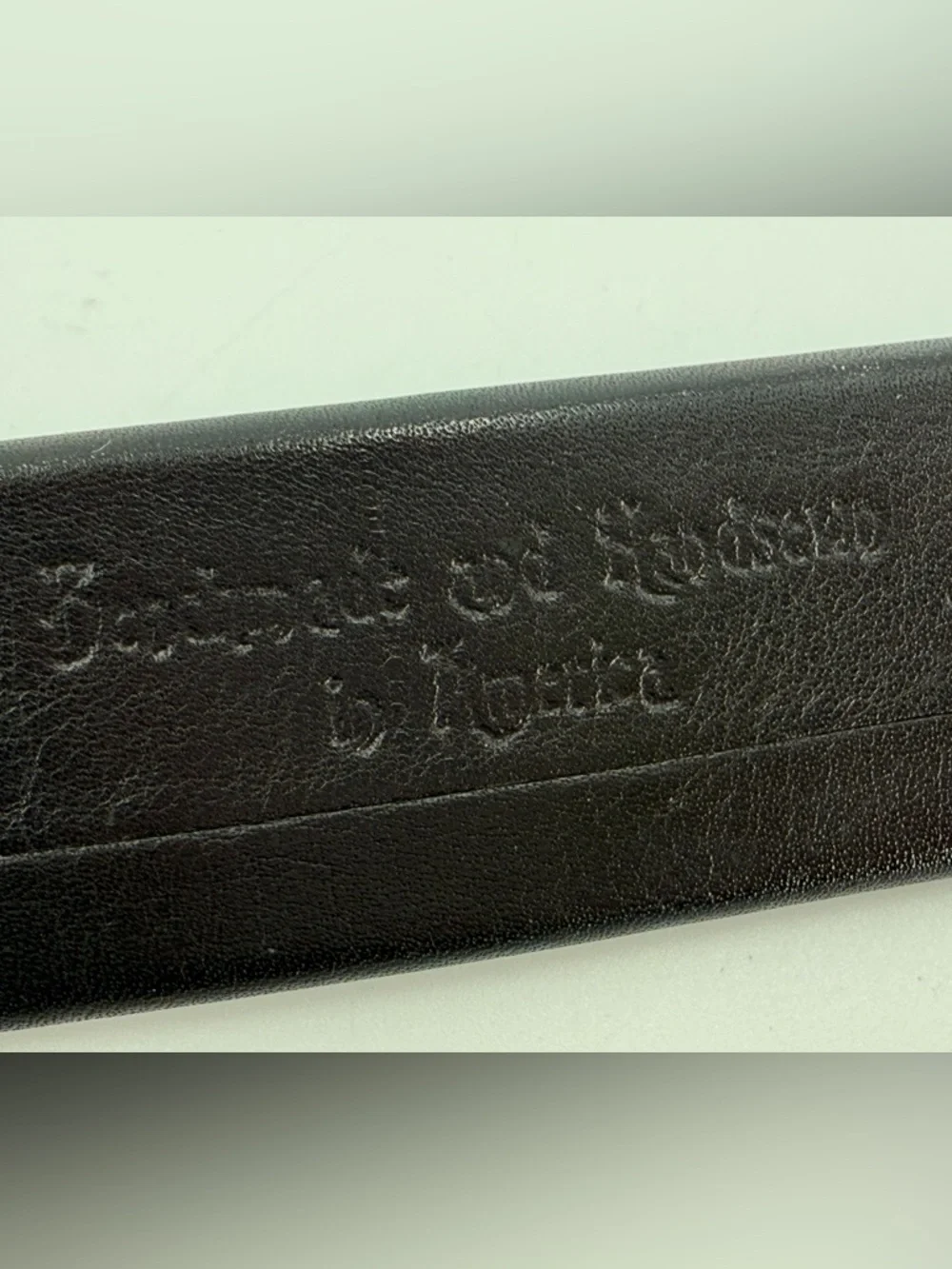 Soft Collections by Bill Lavin Vintage‎ Italian Calfskin Belt Made in America 36